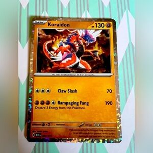 🐉✨ Koraidon Holographic Pokémon Card — McDonald’s Promo 2024 (008/015) ✨🐉